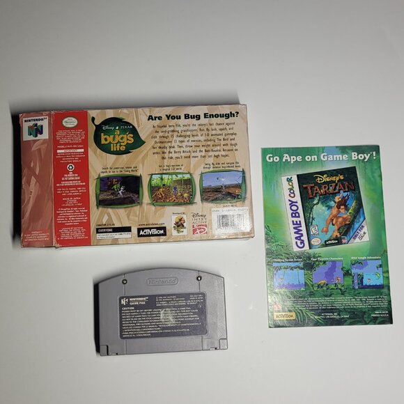 A Bug's Life Nintendo 64 N64 pixar complete cib - Picture 3 of 8